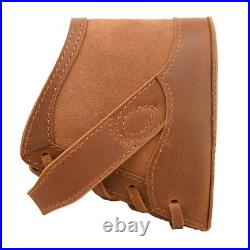 Leather Hunting Rifle Buttstock with Gun Sling for. 30/30.308.22MAG No Drill