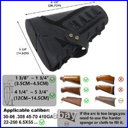 Leather No-Drill Set Rifle Buttstcok Cover, Sling, Sling Loop for. 308.22LR. 357