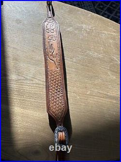 Leather Padded Gun Sling Made By Hunter Potter Leatherworks