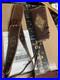 Leather-RIFLE-Firearm-SLING-with-Authentic-RATTLESNAKE-Skin-Inlay-Shell-Holder-01-mqp
