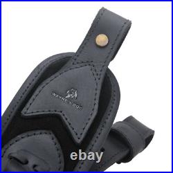 Leather Rifle Bullets Carry Sling Shotgun Shoulder Strap for. 30-06.22 12GA. 30-30
