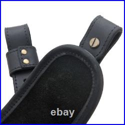 Leather Rifle Bullets Carry Sling Shotgun Shoulder Strap for. 30-06.22 12GA. 30-30