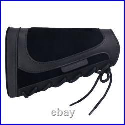Leather Rifle Buttstock Cover with Ammo Holder Sling for. 357.30-30.300win 20GA