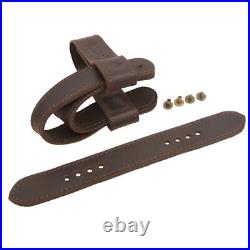 Leather Rifle Buttstock with No Drill Shell Holder Gun Sling. 308.30/30.22