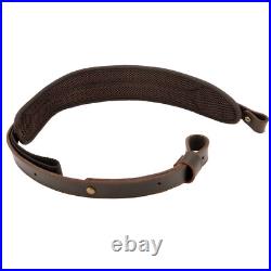 Leather Rifle Buttstock with No Drill Shell Holder Gun Sling. 308.30/30.22