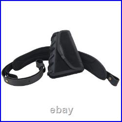 Leather Rifle Cheek Rest Pad, Shell Holder Sling Set for 12GA. 22MAG. 30-06.357