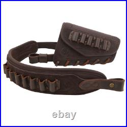 Leather Rifle Cheek Rest Riser Pad, Gun Carry Sling for 12GA. 22MAG. 30-06.357