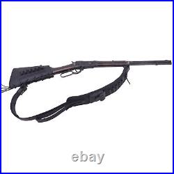 Leather Rifle Cheek Rest with Gun Strap Sling. 30-06.30-30 12/16/20GA Hunting