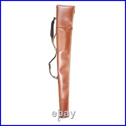 Leather Rifle Scabbard Gun Slip Case Buttstock Holder Barrel Mount Hunting