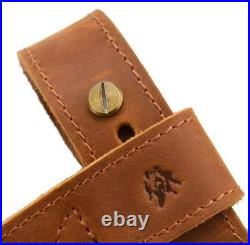 Leather Rifle Scabbard Gun Slip Case Buttstock Holder Barrel Mount Hunting