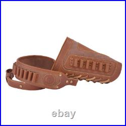 Leather Rifle Shell Holder Buttstock with Strap Sling For. 30-06.308.45-70.44
