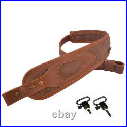 Leather Rifle Sling / 33.5 41.5 Adjusted / Hunting Shotgun Shoulder Strap