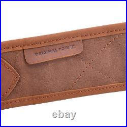 Leather Rifle Sling / 33.5 41.5 Adjusted / Hunting Shotgun Shoulder Strap