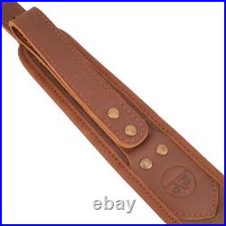 Leather Rifle Sling / 33.5 41.5 Adjusted / Hunting Shotgun Shoulder Strap