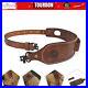 Leather-Rifle-Sling-410GA-308-Ammo-Strap-Shoot-Finger-Rest-withSwivels-USA-TOURBON-01-arle