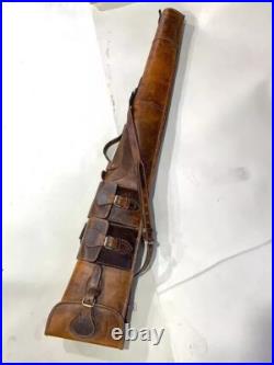 Leather Rifle Sling 48-50 Inch Gun Cases for Rifles Slip Bag Shotgun Case Should
