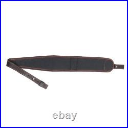 Leather Rifle Sling & Ammo Cartridge Shell Holder Pouch Hunting Gun Strap Bundle