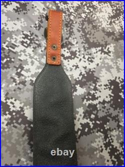 Leather Rifle Sling Buckle Sling Thumb Strap Big Game Sling With Swivels