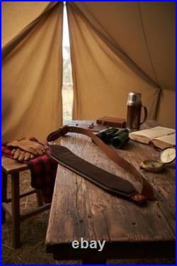 Leather Rifle Sling Custom Tooled Handcrafted From Genuine Leather