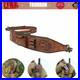 Leather-Rifle-Sling-Gun-Ammo-Carrying-Strap-withKnife-Sheath-Case-Swivels-01-xxdn