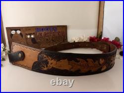 Leather Rifle Sling Handmade