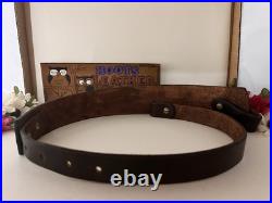 Leather Rifle Sling Handmade