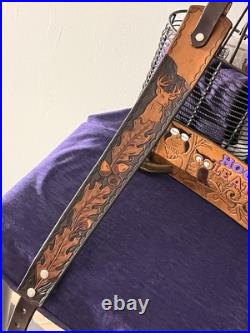 Leather Rifle Sling Handmade