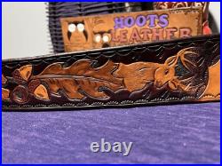 Leather Rifle Sling Handmade