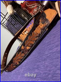 Leather Rifle Sling Handmade