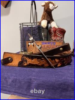 Leather Rifle Sling Handmade