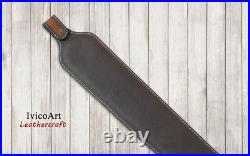 Leather Rifle Sling, Pheasant, Hand Tooled, Adjustable Rifle Sling, Hunting