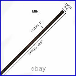 Leather Rifle Sling Shotgun Strap with Adjustable Rifle Buttstock Ammo Holder US