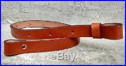 Leather Rifle Slings swivel 1 inch wide buffalo gun strap wholesale bulk lot