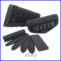 Leather Rifle Stock Cover Recoil Pad with Cartridge Sling for. 357.30-30.45
