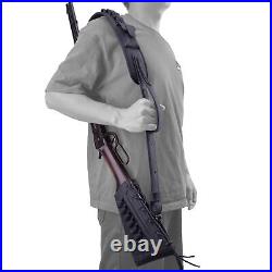Leather Rifle Stock Cover, Shell Holder Sling for. 308.22MAG 12GA. 45-70.300win
