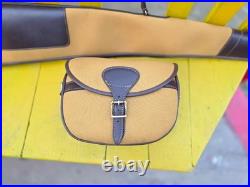 Leather Shotgun Case For Hunters Rifle Case with Cartridge Bag & Sling