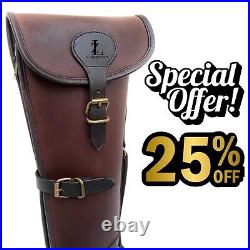 Leather Shotgun Case, Leather Hunting Shotgun Case, Rifle Bag, Shotgun Bag