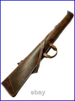 Leather Western Rifle Case Rifle Bag Scabbard Lever Action Rifle Sling Handma