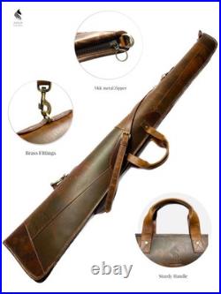 Leather Western Rifle Case Rifle Bag Scabbard Lever Action Rifle Sling Handma