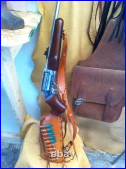 Leather gunstock Butt Stock And Sling cover shell holder Rossi circuit judge