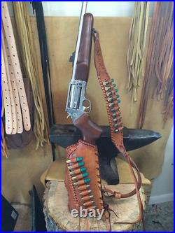 Leather gunstock Butt Stock And Sling cover shell holder Rossi circuit judge