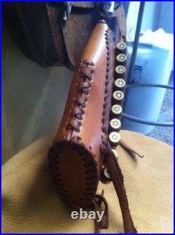 Leather gunstock Butt Stock And Sling cover shell holder Rossi circuit judge
