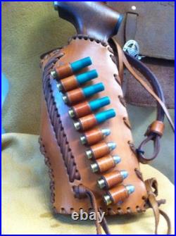 Leather gunstock Butt Stock And Sling cover shell holder Rossi circuit judge