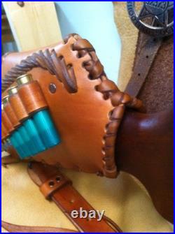 Leather gunstock Butt Stock And Sling cover shell holder Rossi circuit judge