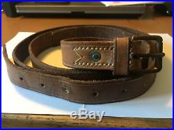 Lee Enfield No. 4T Sniper Rifle Leather Sling For No. 8 Case For No. 32 Scope