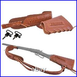 Left Handed Set of Rifle Buttstock Cover with Matching Sling. 17hmr. 22lr. 22mag