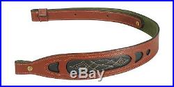 Levy's Leathers SN27 Leather Cobra Rifle Sling Walnut