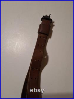 Levy's S-23d Leather Rifle Sling Vintage Mule Deer Scene Browning Emblem Nice 30