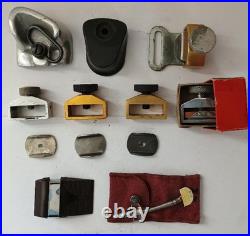 Lot Of Target Shooting Accessories Leather Slings Hardware Hand Stop Al Freeland
