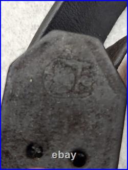 Lot of 2 Ethiopian Leather Rifle Slings One Amharic Marked, One Plain